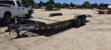 NEW DELTA 27TB TAGALONG TRAILER VN:050556 equipped with 16ft. Tilt deck, 4ft. Stationary deck, chain