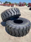 (2) NEW MRL 23.5-25, 24PLY TIRE TIRES