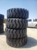 (4) NEW MRL 23.5-25, 24PLY TIRE TIRES