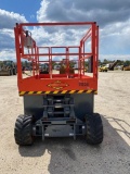 SKYJACK SJ6826RT SCISSOR LIFT SN:37000684 4x4, powered by gas engine, equipped with 26ft. Platform h