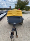 2014 ATLAS COPCO XAS185 AIR COMPRESSOR SN:HOP044558 powered by diesel engine, equipped with 185CFM,