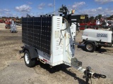 2012 PROGRESS SLT800(HVR-N) LIGHT PLANT SN:1P9B71316CR661245 solar powered, equipped with 4-1,000 wa