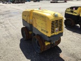 2016 WACKER RTKX-SC3 TRENCH ROLLER SN:24267372 powered by diesel engine, equipped with padsfoot drum