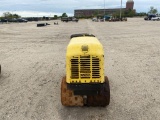 WACKER RT82 TRENCH ROLLER SN:5489445 powered by diesel engine, equipped with padsfoot drum, double d