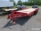 NEW DELTA 27TB TAGALONG TRAILER V-05038 equipped with 16ft. Tilt deck, 4ft. Stationary deck, chain