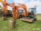 2009 DOOSAN DX55W RUBBER TIRED EXCAVATOR SN:5262 powered by diesel engine, equipped with Cab, air, h