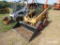 MUSTANG 2050 SKID STEER SN:2162 powered by diesel engine, equipped with EROPS, auxiliary hydraulics,