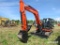 UNUSED KUBOTA KX080-4SR3 HYDRAULIC EXCAVATOR powered by Kubota diesel engine, equipped with Cab, air