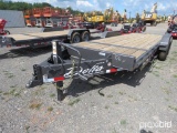 NEW DELTA 27TB TAGALONG TRAILER V-50542 equipped with 16ft. Tilt deck, 4ft. Stationary deck, chain