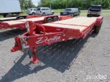 NEW DELTA 27TB TAGALONG TRAILER V-50537 equipped with 16ft. Tilt deck, 4ft. Stationary deck, chain