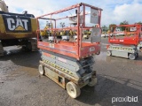 SKYJACK SJ3226 SCISSOR LIFTSN-277767 electric powered, equipped with 26ft. Platform height, slide ou
