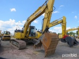 2009 KOMATSU PC308USLC-3E0 HYDRAULIC EXCAVATOR powered by Komatsu diesel engine, equipped with Cab,