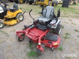 EXMARK COMMERCIAL MOWER powered by gas engine, equipped with 60in. Cutting deck, zero turn.