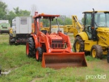 KUBOTA L48 TRACTOR LOADER BACKHOE SN:51916 powered by Kubota diesel engine, 48hp, equipped with OROP