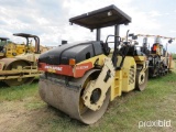 DYNAPAC CC422VHF ASPHALT ROLLER SN-720449 powered by diesel engine, equipped with ROPS, 66in. Smooth