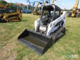 2014 BOBCAT T590 RUBBER TRACKED SKID STEER SN:ALJU12799 powered by diesel engine, equipped with roll