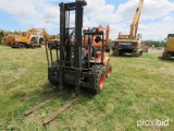 AUSA CH250 ROUGH TERRAIN FORKLIFT SN:20342702 4x4, powered by diesel engine, equipped with OROPS, 5,