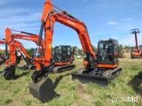 2016 KUBOTA KX080-4 HYDRAULIC EXCAVATOR SN:34631 powered by Kubota diesel engine, equipped with OROP