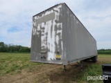 1981 DORSEY 45FT. VAN TRAILER VN:151737 with rear doors, tandem axle.