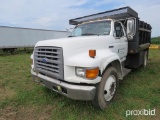 1995 FORD F80 DUMP TRUCK VN:A46590 powered by Cummins diesel engine, equipped with power steering, d