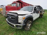 2014 FORD F550 DUMP TRUCK VN:1FD0W5GT8EEB53341 powered by diesel engine, equipped with power steerin