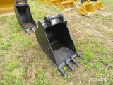 NEW CAT 22IN. DIGGING BUCKET EXCAVATOR BUCKET 50MM PIN TO FIT CAT 308, KOMATSU PC78/88, JOHN DEERE 7