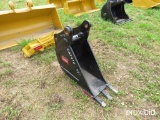 NEW TERAN 12IN. DIGGING BUCKET EXCAVATOR BUCKET for CAT 416/428 with Reinforcement Plates and 3HD Ti