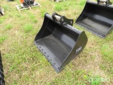 NEW TROJAN 42IN. DITCH CLEANING BUCKET EXCAVATOR BUCKET fits Cat 305, Komatsu PC45/50, Hyundai R55,