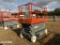 2013 SKYJACK SJIII4632 SCISSOR LIFT SN:70013152 electric powered, equipped with 32ft. Platform heigh