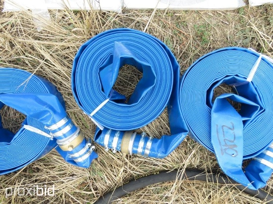 NEW 2IN. X 50FT. DISCHARGE WATER HOSE NEW SUPPORT EQUIPMENT