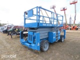 GENIE GS4390RT SCISSOR LIFT SN:47619 4x4, powered by diesel engine, equipped with 43ft. Platform hei