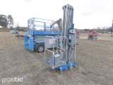 2013 GENIE AWP-40S SCISSOR LIFT SN:AWP13-76824 electric powered, equipped with 40ft. Platform height