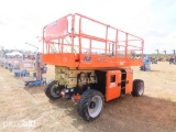 2018 JLG 330LRT SCISSOR LIFT SN:200268190 4x4, powered by diesel engine, equipped with 33ft. Platfor