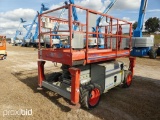 2011 GENIE SJ6826RT SCISSOR LIFT SN:37002603 4x4, powered by diesel engine, equipped with 26ft. Plat