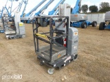 JLG 20MVL SCISSOR LIFT SN:130013007 electric powered, equipped with 20ft. Platform height.