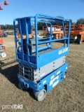 2014 GENIE GS-1930 SCISSOR LIFT SN:GS3014A-131945 electric powered, equipped with 19ft. Platform hei