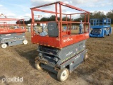 2014 SKYJACK SJIII4626 SCISSOR LIFT SN:70019093 electric powered, equipped with 26ft. Platform heigh