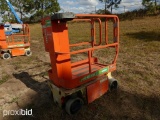 2013 JLG 1230ES SCISSOR LIFT SN:0200215769 electric powered, equipped with 12ft. Platform height, sl