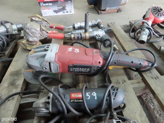 CHICAGO ELECTRIC 9IN. HD ANGLE GRINDER SUPPORT EQUIPMENT
