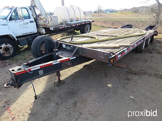 1999 TRAILKING TK18-2400 TAGALONG TRAILER VN:027792 equipped with 24,080 GVWR, 19ft. deck, 5ft. beav