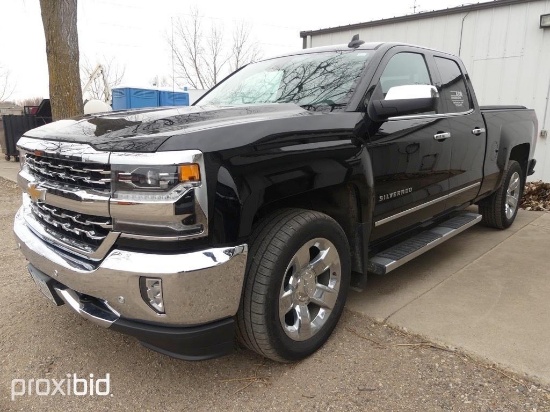2018 CHEVY 1500 LTZ PICKUP TRUCK VN:183292 4x4, powered by gas engine, equipped with automatic trans