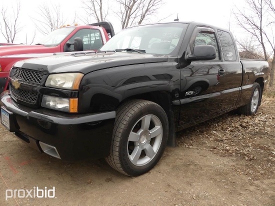 2003 CHEVY 1500 SUPER SPORT PICKUP TRUCK VN:3337105 powered by rebuilt modified gas engine, equipped