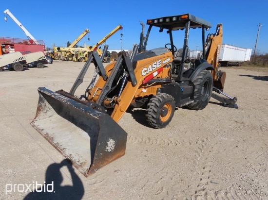 2017 CASE 580N TRACTOR LOADER BACKHOE SN:NHC740534...4x4, powered by diesel engine, equipped with OR
