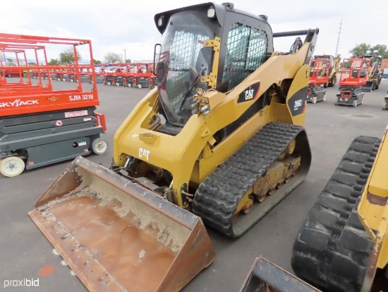 2013 CAT 289C RUBBER TRACKED SKID STEER SN:RTD00960 powered by Cat diesel engine, equipped with EROP