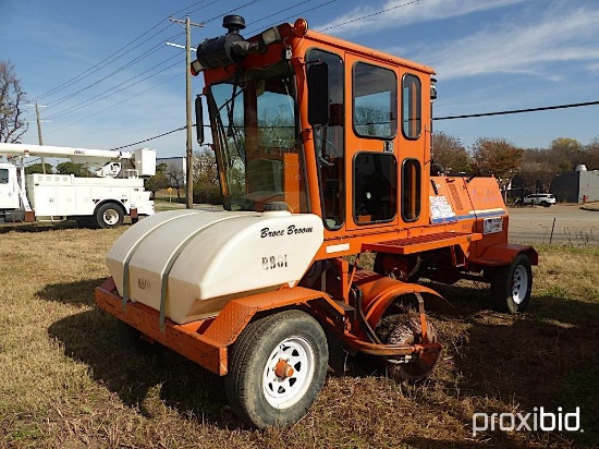 2011 BROCE RJT350 SWEEPER SN:407443 powered by diesel engine, equipped with EROPS, 8ft. Broom, water