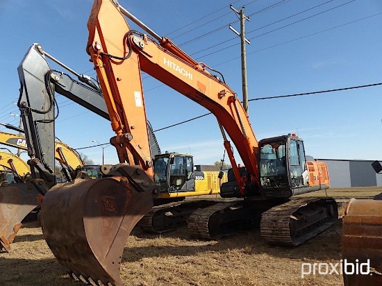 2013 HITACHI ZX350LC-5 HYDRAULIC EXCAVATOR SN:930240 powered by diesel engine, equipped with Cab, ai