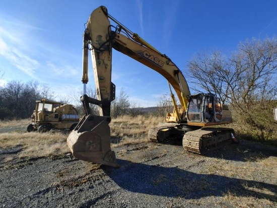 CASE 9050B HYDRAULIC EXCAVATOR powered by Cummins M11 diesel engine, equipped with Cab, auxiliary hy