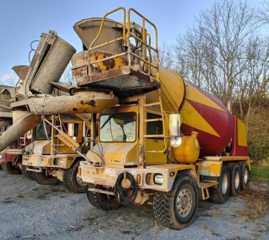 TEREX FD4000 CONCRETE MIXER TRUCK VN:736310 6x6, powered by diesel engine, equipped with Terex/Advan