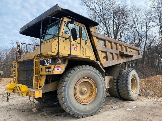 1988 CAT 773B STRAIGHT FRAME HAUL TRUCK SN:63W2402 powered by Cat 3408 diesel engine, equipped with