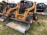 2004 CASE 95XT SKID STEER powered by 4T-390 diesel engine, equipped with rollcage, high flow auxilia